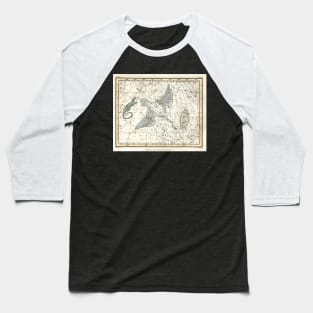 Constellations Lacerta, Cygnus, Lyra - Alexander Jamieson Baseball T-Shirt